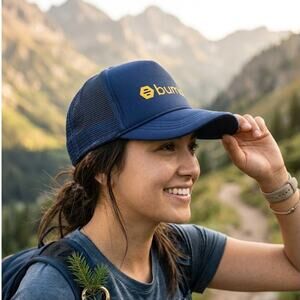 NEW Bumble Dating App Promo Foam Trucker Hat Blue Snapback Corporate Merch